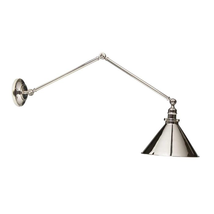 Provence 1 Light Wall Light/Pendant - Polished Nickel