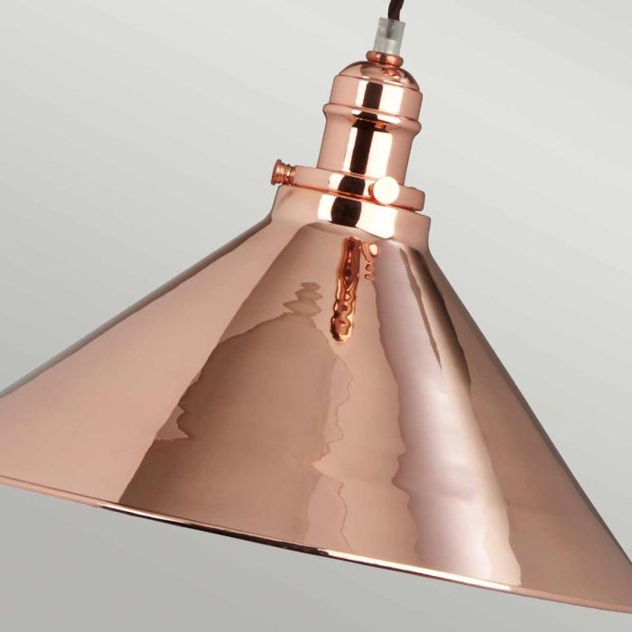 Provence 1 Light Rise and Fall Pendant - Polished Copper