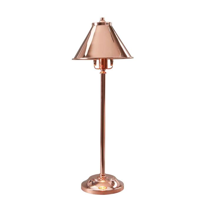 Provence 1 Light Stick Lamp - Polished Copper