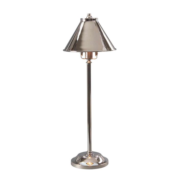 Provence 1 Light Stick Lamp - Polished Nickel