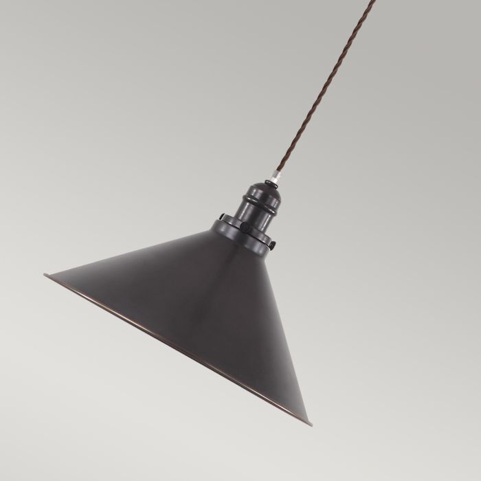Provence 1 Light Pendant - Old Bronze