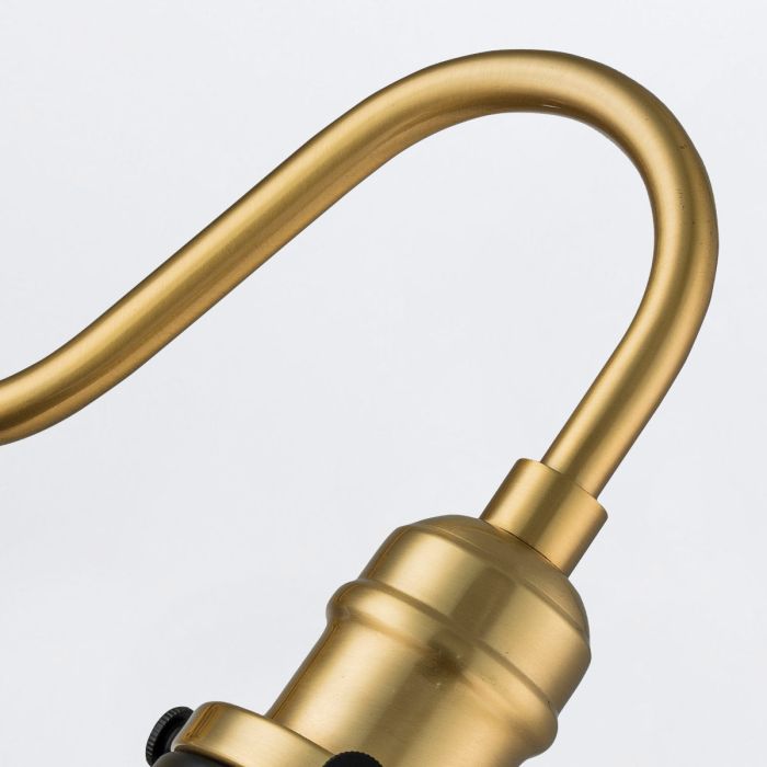 Provence 1 Light Wall Light - Aged Brass & Matte Black