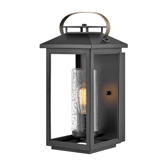 Atwater 1 Light Medium Wall Lantern – Black