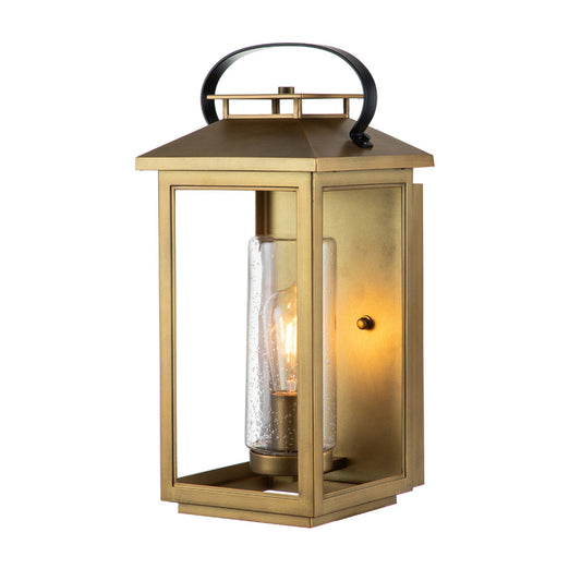 Atwater 1 Light Medium Wall Lantern – Brass