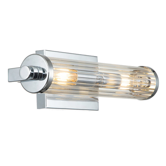 Azores 2 Light Wall Light – Polished Chrome