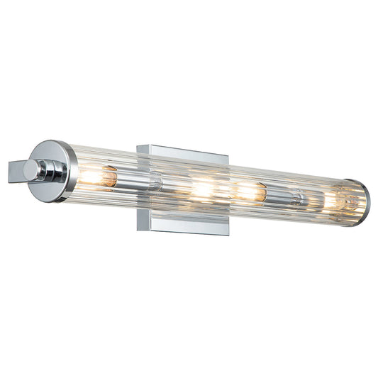 Azores 4 Light Wall Light – Polished Chrome