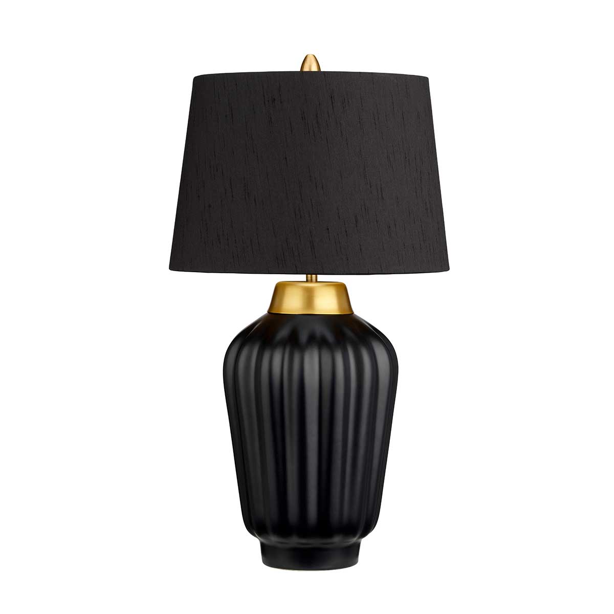 Bexley 1 Light Table Lamp – Black & Brushed Brass