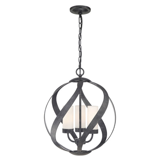 Blacksmith 3 Light Outdoor Chandelier