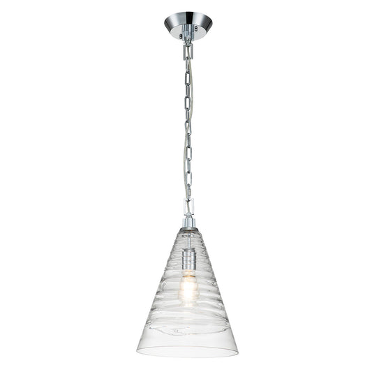 Elmore 1 Light Pendant – Polished Chrome