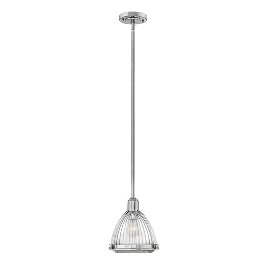 Elroy 1 Light Pendant – Polished Nickel