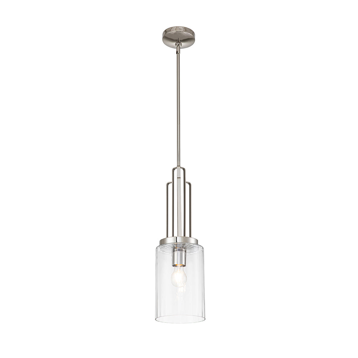 Kimrose 1 Light Mini Pendant – Nickel