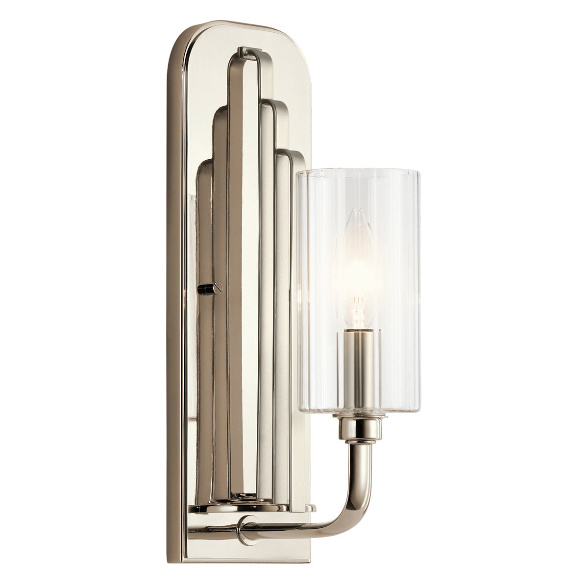 Kimrose 1 Light Wall Light – Nickel