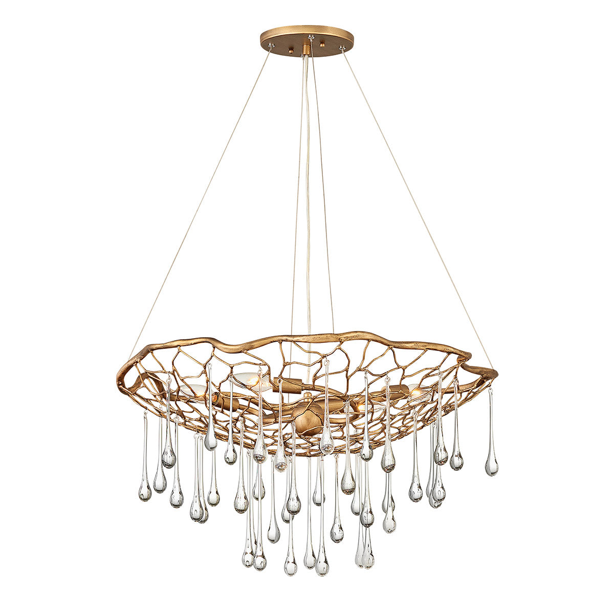 Laguna 4 Light Pendant Light – Gold