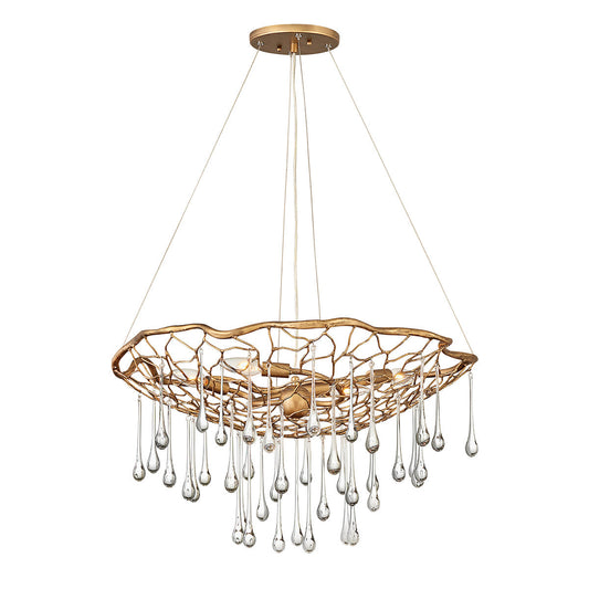 Laguna 4 Light Pendant Light – Gold