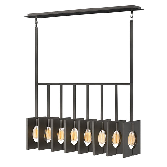 Ludlow 8 Light Pendant – Brushed Graphite