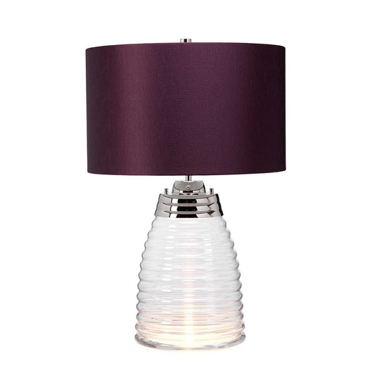 Milne Table Lamp – Aubergine