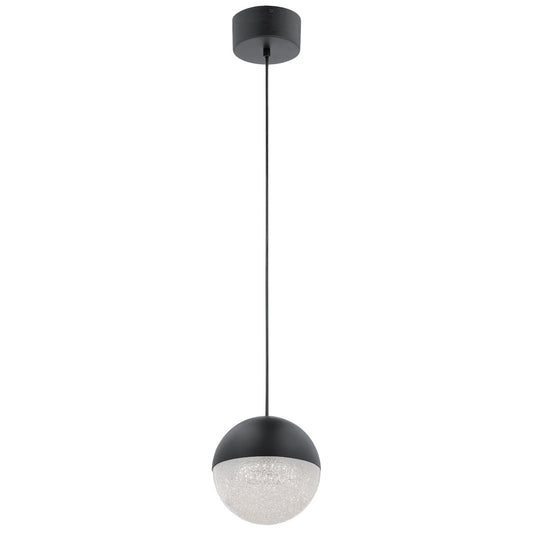 Moonlit LED Mini Pendant – Black