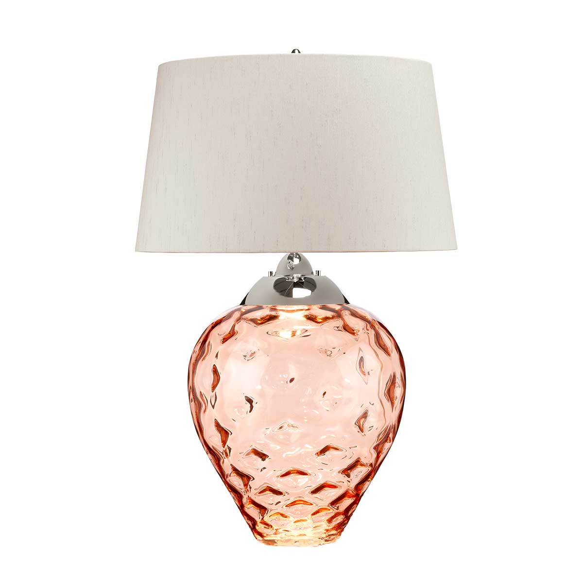 Samara Large Table Lamp – Salmon