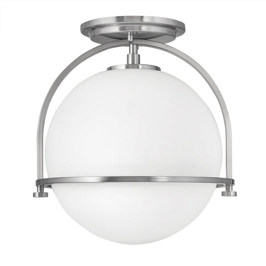 Somerset 1 Light Flush Mount – Nickel