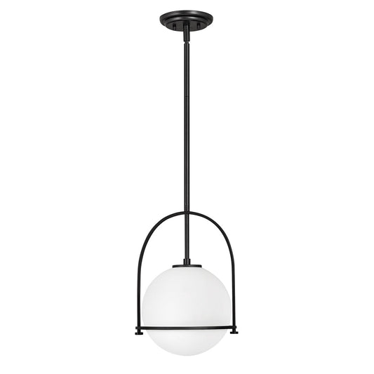 Somerset 1 Light Medium Pendant – Black