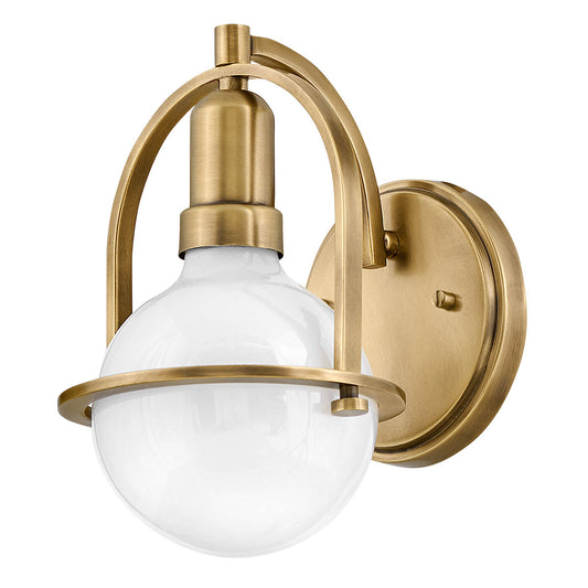 Somerset 1 Light Wall Light – Brass