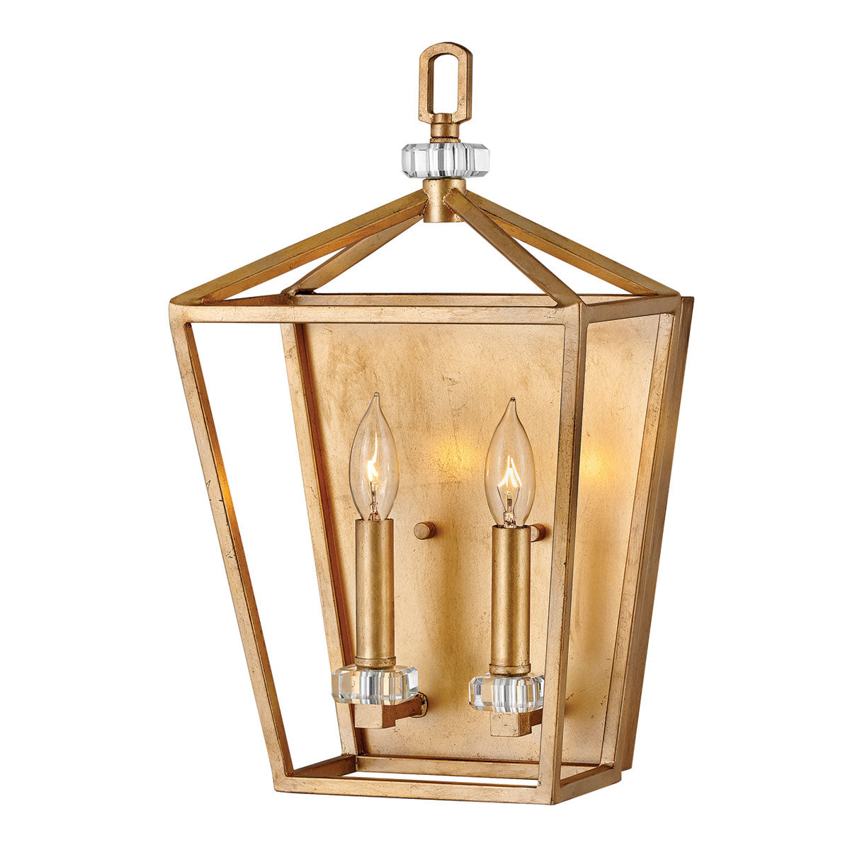 Stinson 2 Light Wall Light – Brass