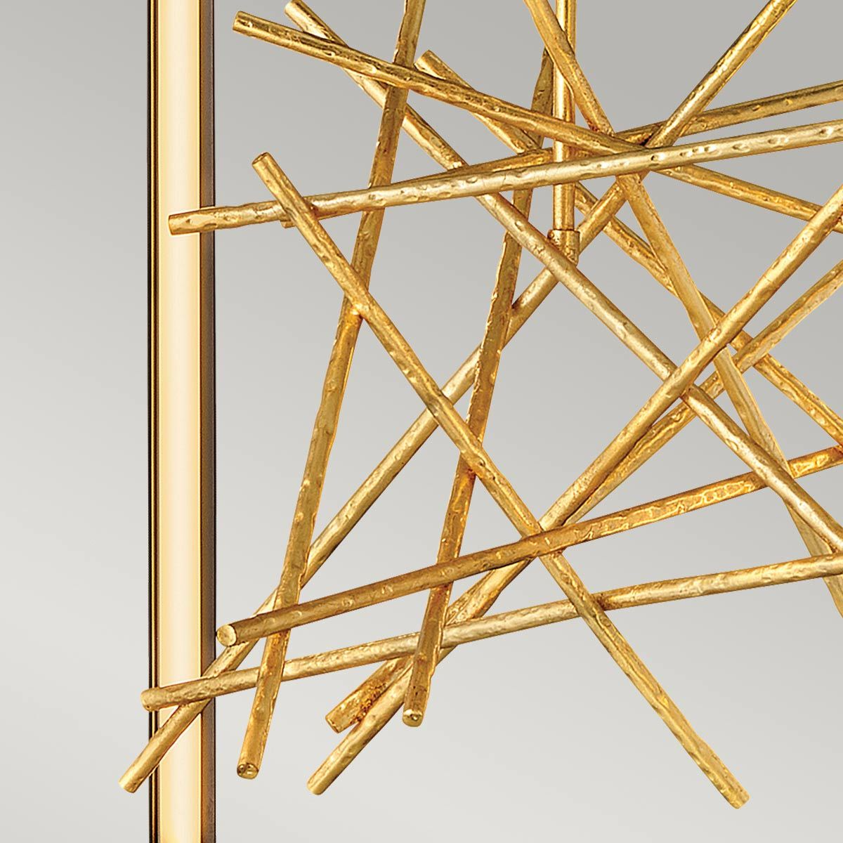 Styx LED Pendant - Black & Gilded Gold