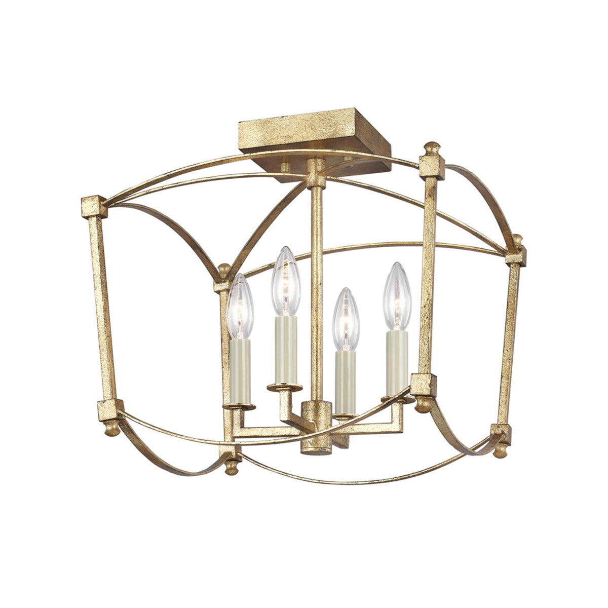 Thayer 4 Light Semi-Flush Mount