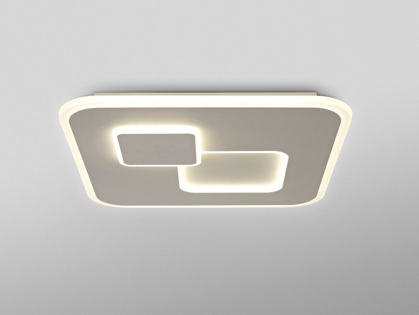 Quad Ceiling 46cm Square 50W LED 3000-6000K Tuneable, 3200lm, Remote Control White, 3yrs Warranty by Mantra