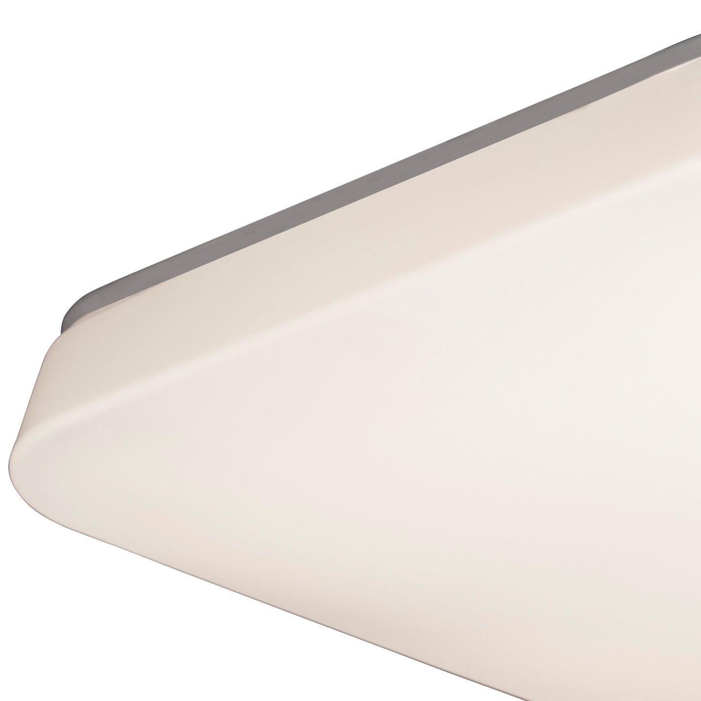 Quatro Flush Ceiling / Wall 28W Large LED 3000K, 2800lm, White Acrylic, 3yrs Warranty by Mantra