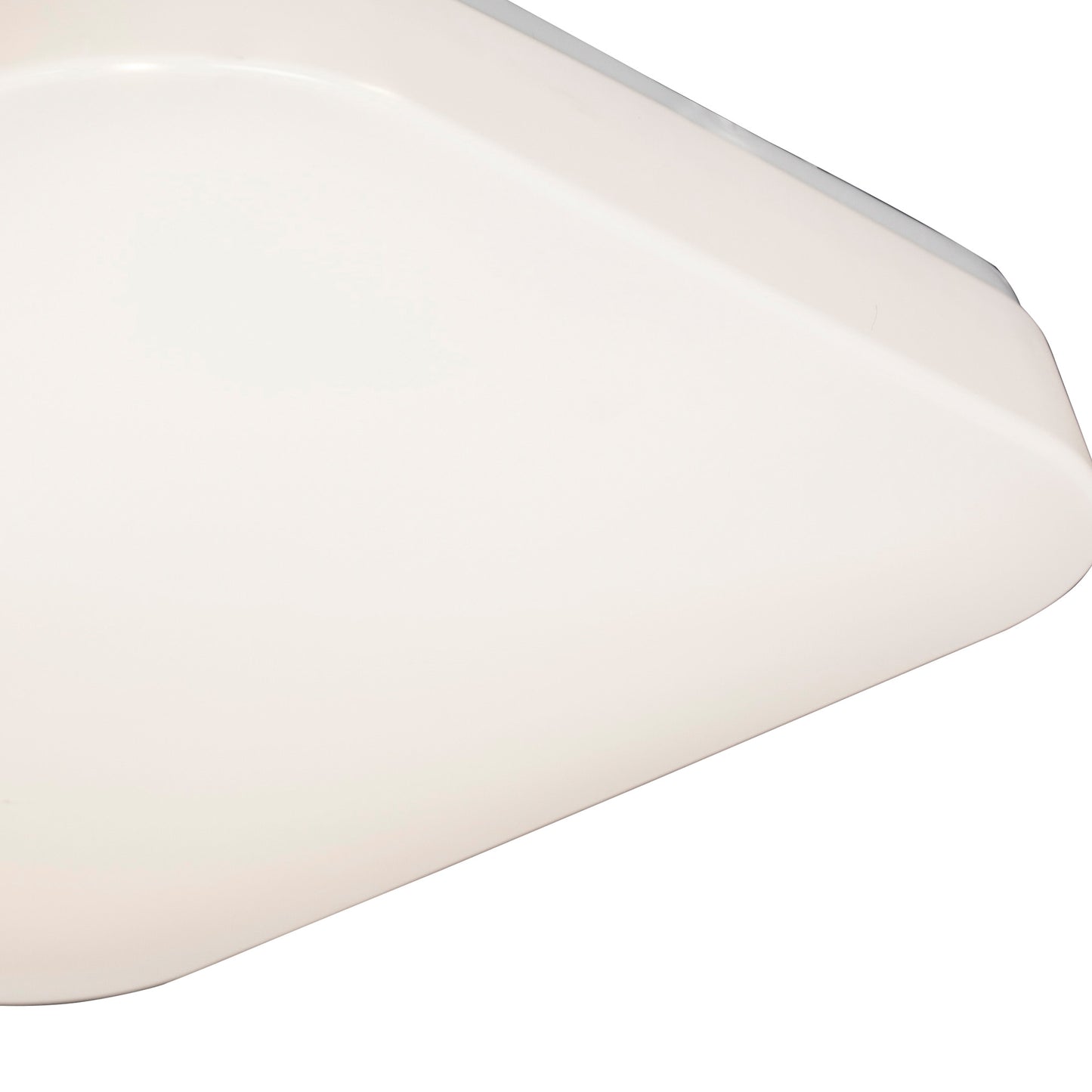 Quatro Flush Ceiling / Wall 28W Large LED 3000K, 2800lm, White Acrylic, 3yrs Warranty by Mantra