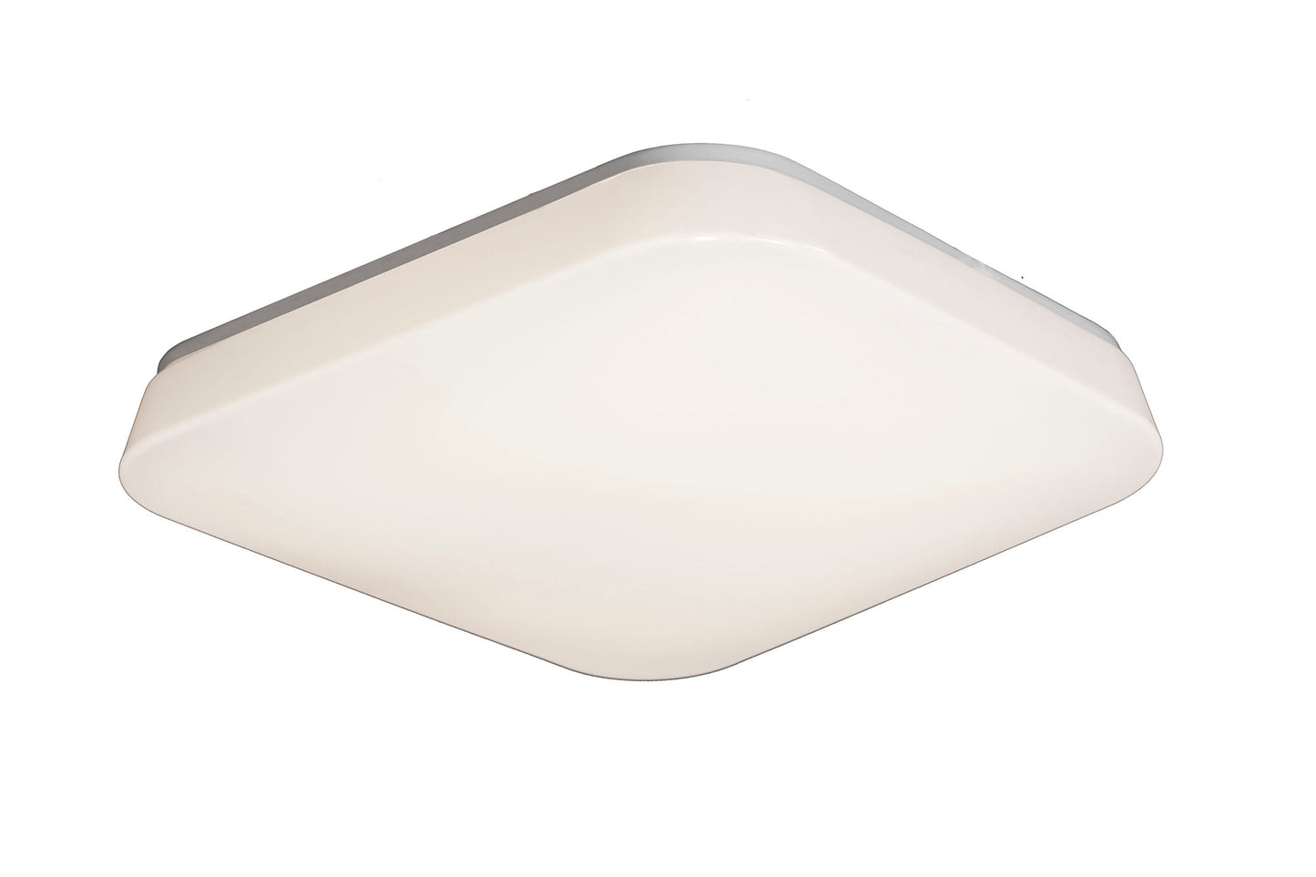 Quatro Flush Ceiling / Wall 28W Large LED 3000K, 2800lm, White Acrylic, 3yrs Warranty by Mantra