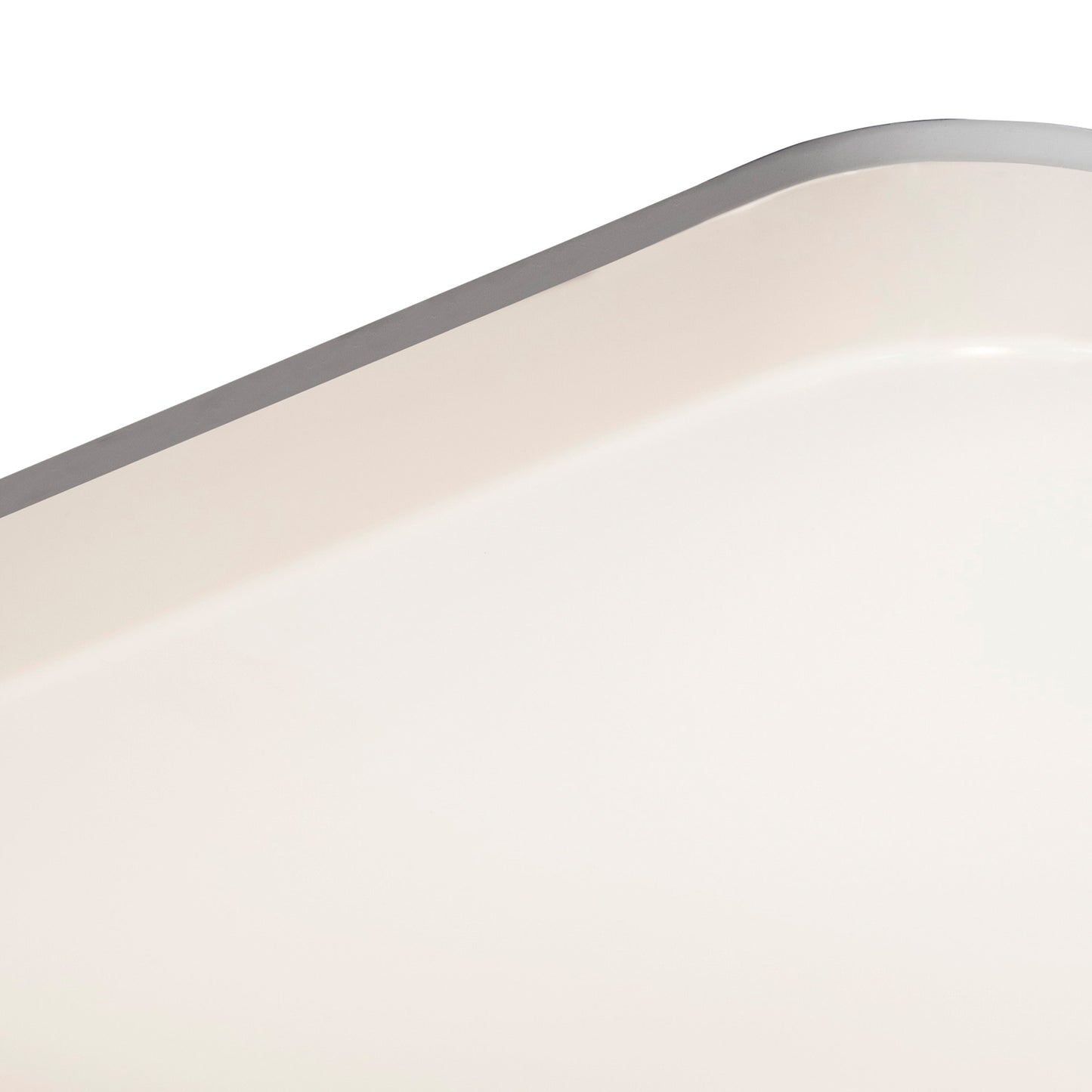 Quatro Flush Ceiling / Wall 18W Medium LED 3000K, 1800lm, White Acrylic, 3yrs Warranty by Mantra