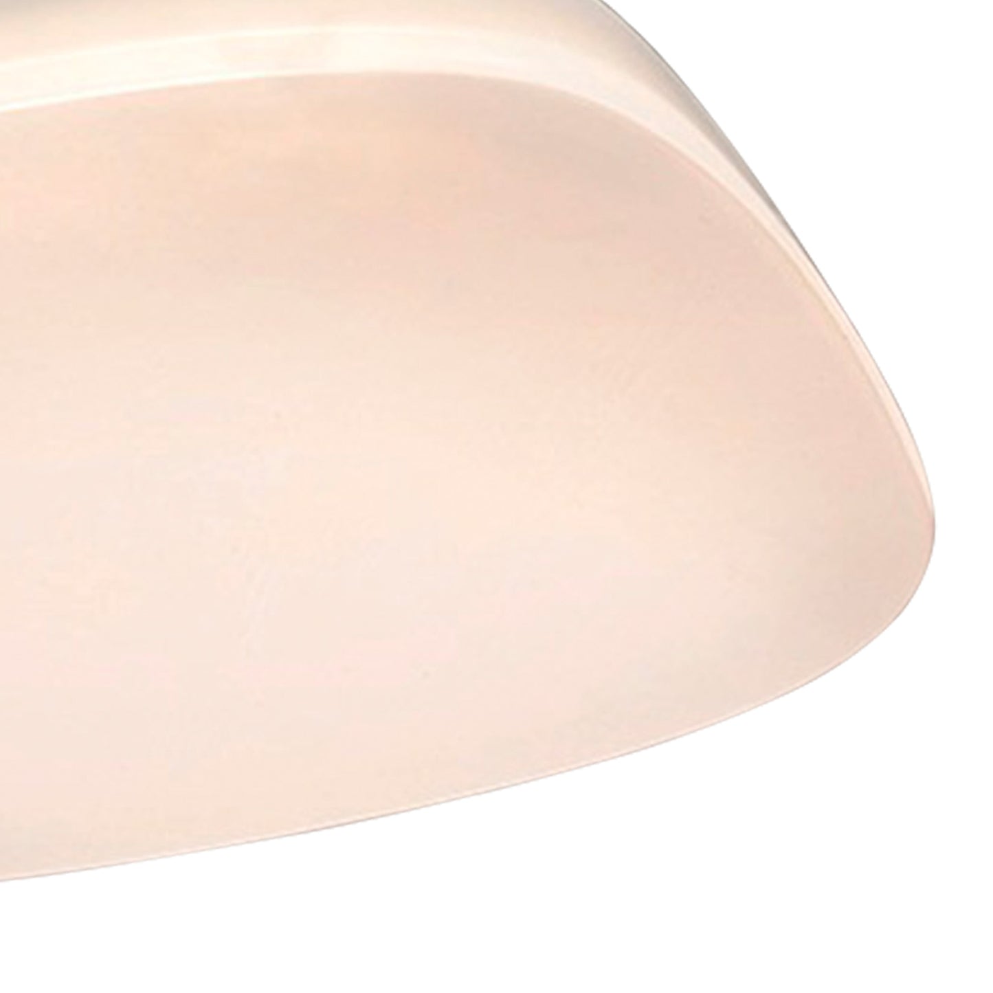 Quatro Flush Ceiling 60W LED Dimmable 3000K-6500K, 3800lm, White Acrylic, 3yrs Warranty by Mantra