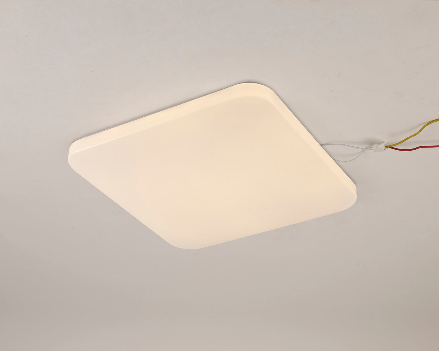 Quatro II Flush Fitting Square 40cm, 45W LED, 3000K, 2800lm, White, 3yrs Warranty by Mantra