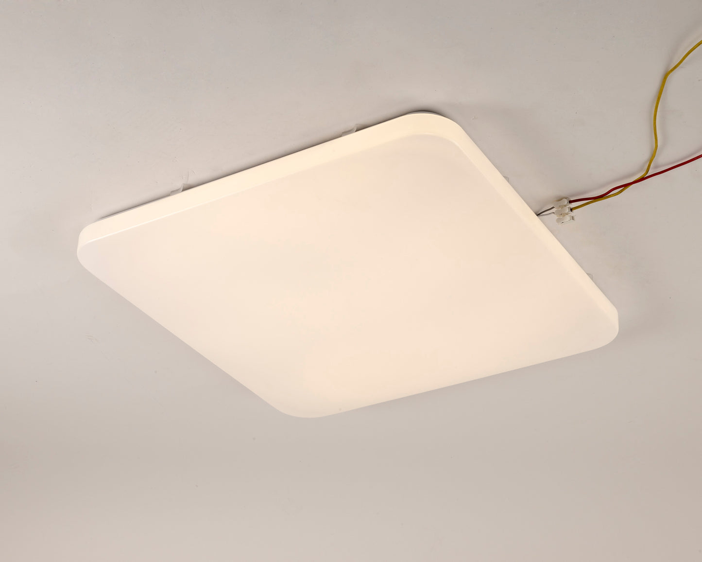 Quatro II Flush Fitting Square 50cm, 60W LED, 3000K, 3800lm, White, 3yrs Warranty by Mantra