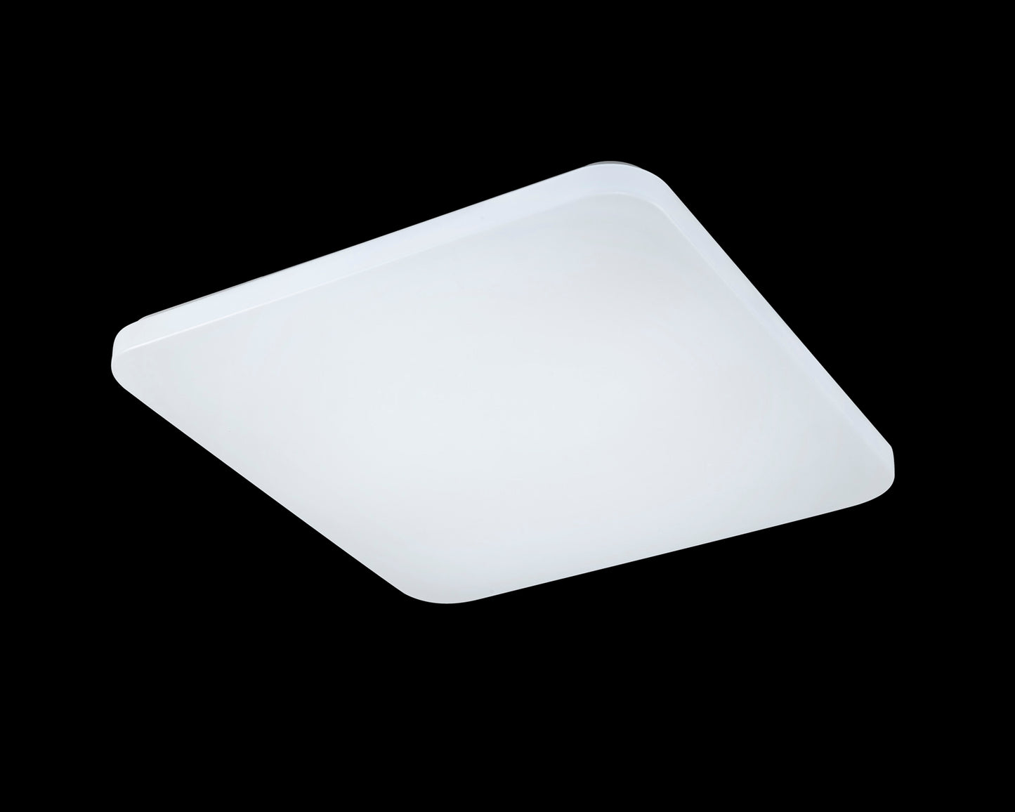 Quatro II Flush Fitting Square 50cm, 60W LED, 5000K, 4000lm, White, 3yrs Warranty by Mantra