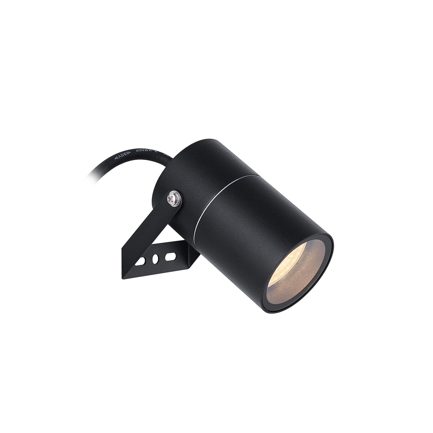 Quebec Spike/Wall Light, 1 x GU10, IP65, Black, 2yrs Warranty by Mantra