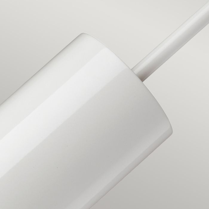 Quinto 1 Light Pendant - White Aged Brass