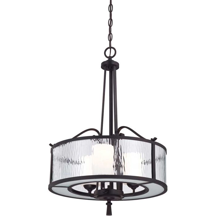 Adonis 3 Light Pendant - Dark Cherry