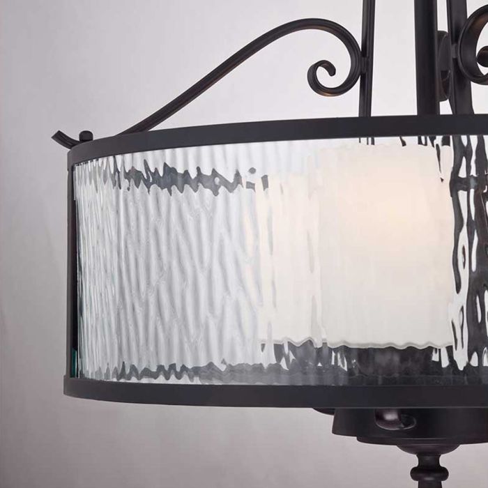 Adonis 3 Light Pendant - Dark Cherry