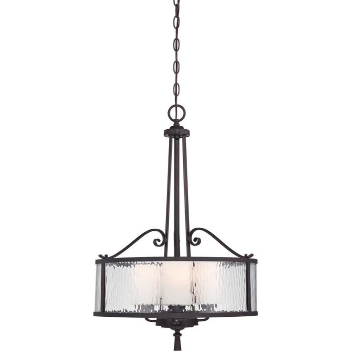 Adonis 3 Light Pendant - Dark Cherry