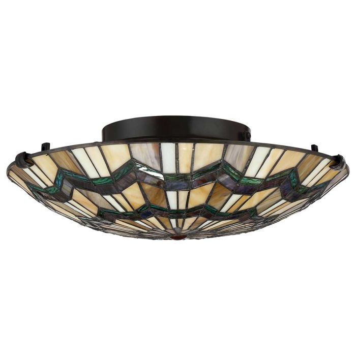 Alcott 2 Light Flush - Valiant Bronze