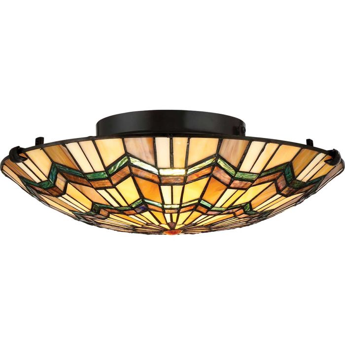 Alcott 2 Light Flush - Valiant Bronze