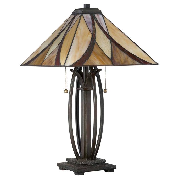 Asheville 2 Light Table Lamp - Valiant Bronze