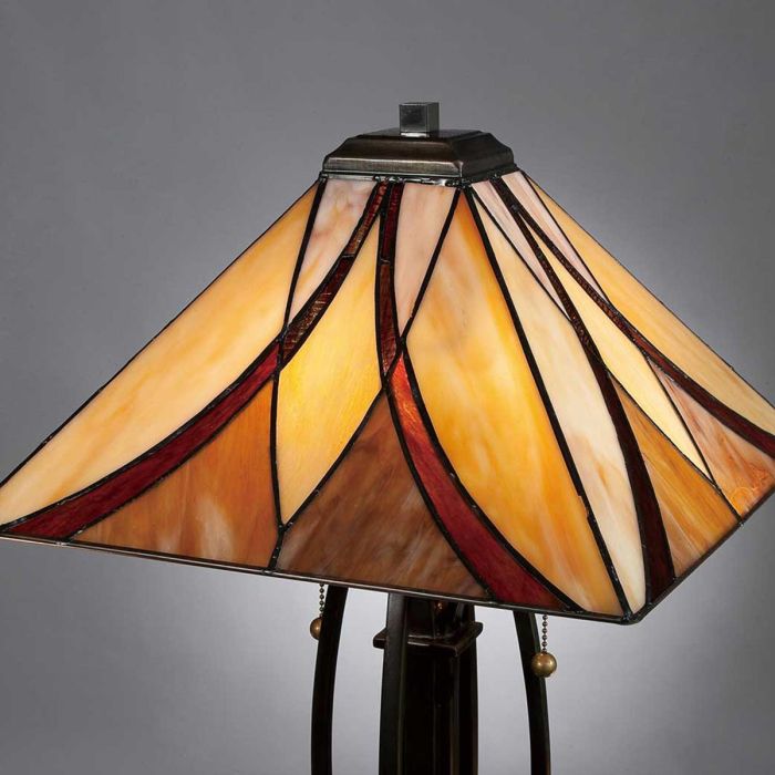 Asheville 2 Light Table Lamp - Valiant Bronze