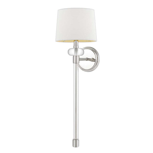 Barbour 1 Light Wall Light – Polished Nickel