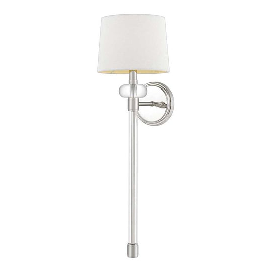 Barbour 1 Light Wall Light - Polished Nickel