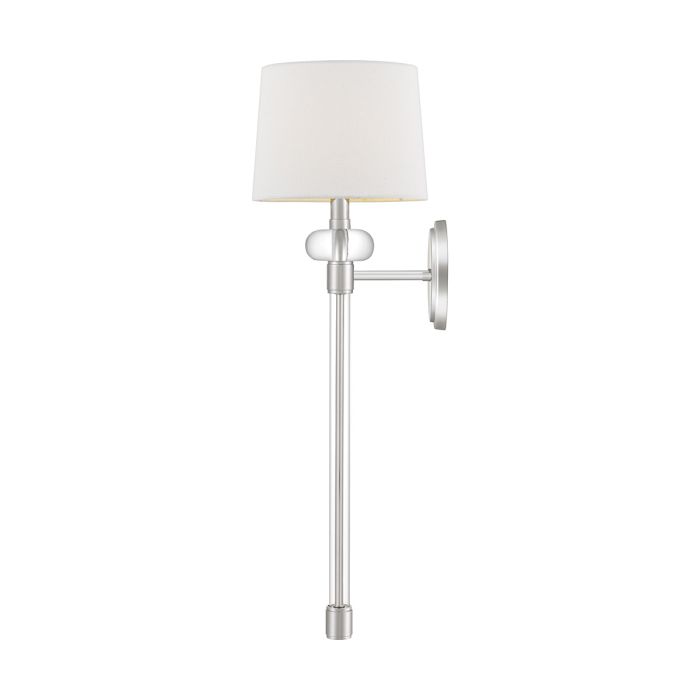 Barbour 1 Light Wall Light - Polished Nickel