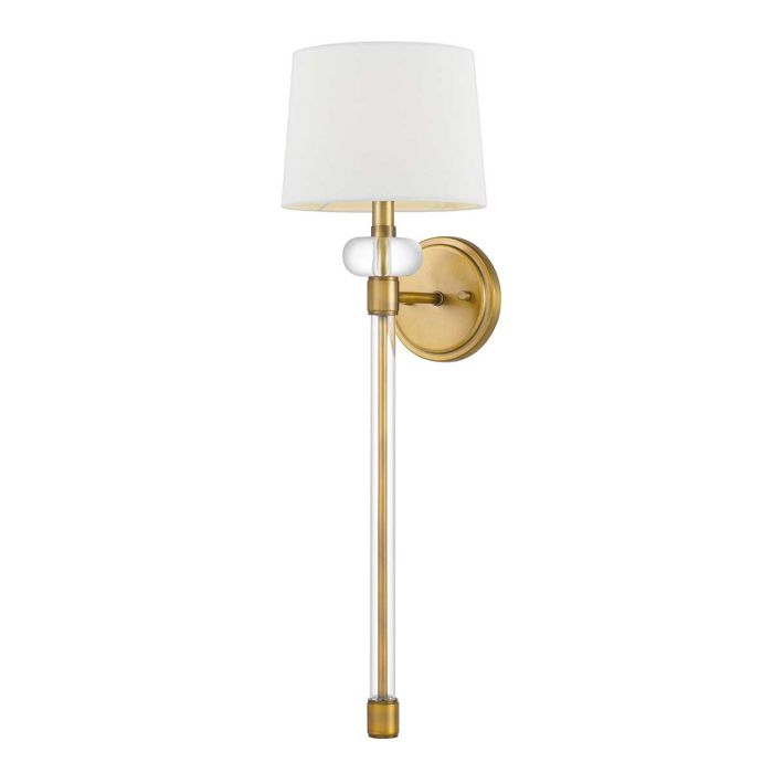 Barbour 1 Light Wall Light - Weathered Brass